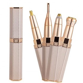 Rasoir à sourcils électrique, tondeuse à sourcils, épilateur facial pour femmes, rasoir à sourcils 4 en 1 épilateur électriqu