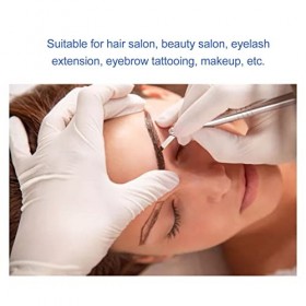 Bandes de Cou Extensibles pour Barbier, Bandes de Cou en Papier Extensible Noires pour Empêcher leau, Jetables pour Salon de