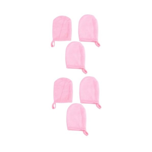 POPETPOP 6 Pièces Nettoyants Pour Le Visage Gants De Nettoyage Pour Le Visage Chiffon Démaquillant En Microfibre Nettoyant Po