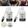 Kit De Soin Quotidien de la Barbe, Crème Hydratante, Liquide Hydratant Pour Lentretien Nourrissant de la Barbe