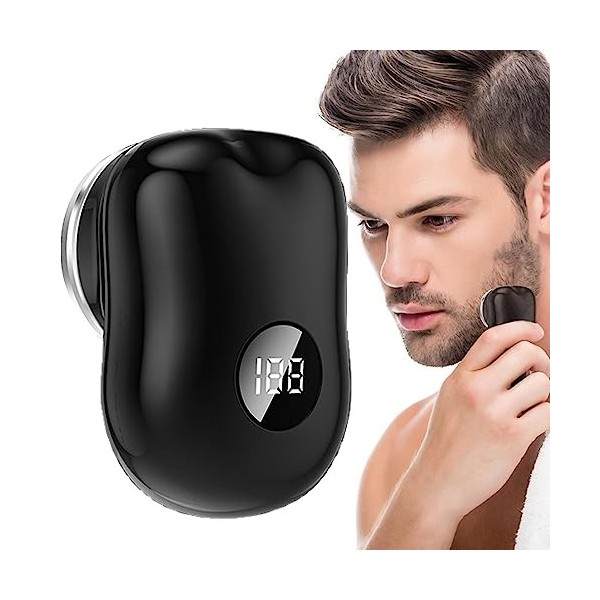 Rasoir électrique pour hommes - Mini rasoir électrique,Rasoir rechargeable charge facile, cadeau danniversaire de mini rasoi