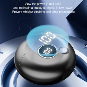 Jopwkuin Mini Tondeuse à Barbe, Coupe-Barbe électrique à Faible Bruit pour Les