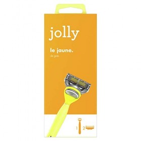 JOLLY Rasoir Jaune pour Femme 2 Lames 2 Unités