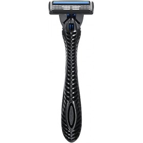 BIC Hybrid 3 Flex Recharges de Lames de Rasoir pour Homme - 3 Lames Mobiles Nanotech en Titane avec bande lubrifiante - Boîte