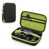 Yinke Etui for Braun All in One MGK3221 MGK3245 BT3221 BT5260 BT3240 BT5265 BT7240, Travel Protective Cover Green 
