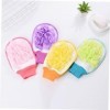 FOMIYES 6 Pièces Gants De Bain Exfoliants Gant De Bain Luffa Gant Exfoliant Tissu De Bain De Massage Éponge De Gommage Corpor