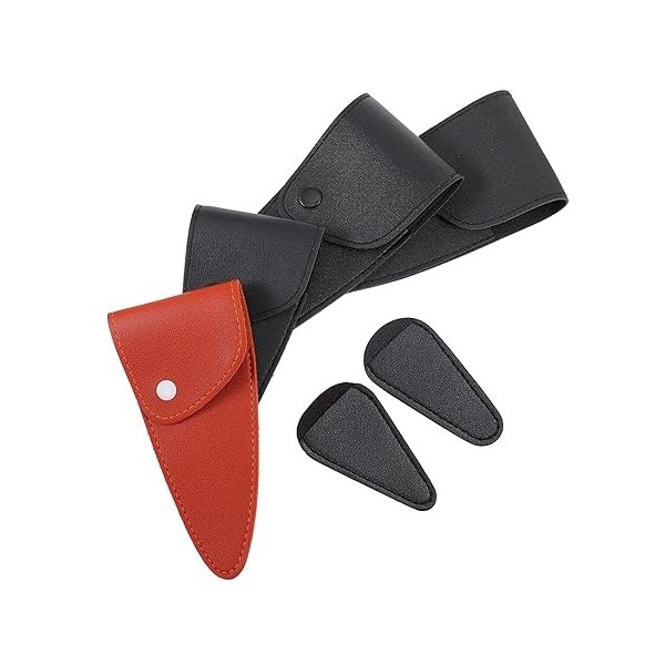 FRCOLOR 12 Pcs Ciseaux De Coiffure En Cuir Sac De Ciseaux À Cheveux En Cuir Gaine De Ciseaux À Coudre Sac À Outils De Coiffur