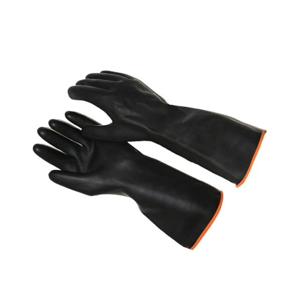 SOLUSTRE 1 Paire De Gants De Jardinage Gants De Vaisselle Noirs Gants De Nettoyage Ménager Gants Robustes Gants Résistants À 