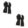 SOLUSTRE 1 Paire De Gants De Jardinage Gants De Vaisselle Noirs Gants De Nettoyage Ménager Gants Robustes Gants Résistants À 