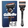 Gillette ProGlide Rasoir Pour Homme, 1 Manche De Rasoir - 2 Recharges De Lames, Conçu Pour Un Rasage De Près, Avec Lubrastrip