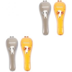 POPETPOP 4 Pcs Boîte De Rangement De Rasoir Housse De Rasoir Pour Voyage Étui De Tondeuse À Barbe Étui Rigide De Rasoir Étui 