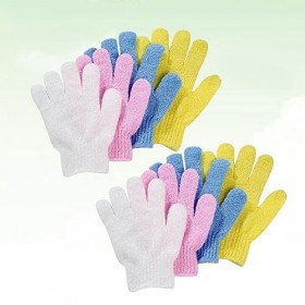 FOMIYES 24 Pièces Gants À Récurer Gants De Bain Gant Serviettes De Sol De Bain Gants De Lavage De Douche Gants De Douche Exfo
