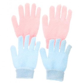 FOMIYES 3 Ensembles 2 Paires De Gants De Gommage Gant Exfoliant Pour Les Mains Gant De Bain Douche Mitaine Corps Brosse Gants