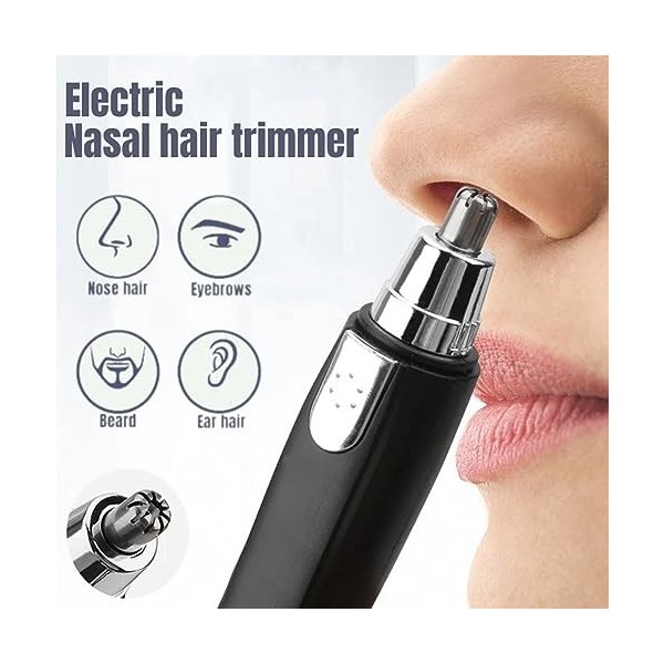 liovitor Taille de la Tondeuse Électrique pour Oreilles, Cou et Sourcils pour, Rasoir Nettoyant pour Tondeuse