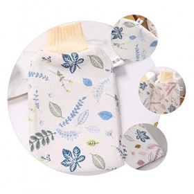 minkissy 4 Pièces Gants De Bain De Boue Mitaines DÉpurateur De Bain Serviettes Gants Exfoliants Gants De Bain Serviettes De 