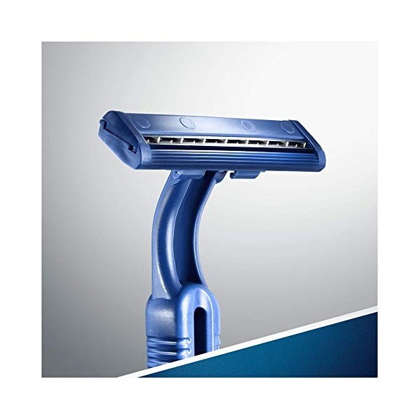 Gillette Blue II Paquet de 20 rasoirs jetables Bleu