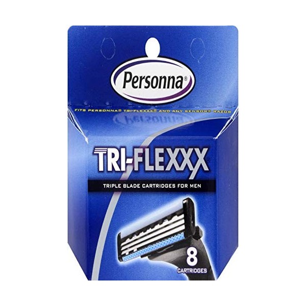 Personna Tri Flex Cartridge, 8 Count by Personna