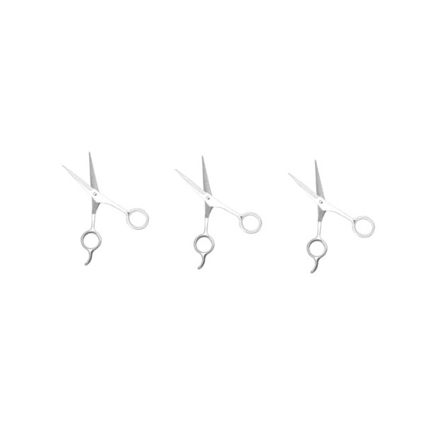 POPETPOP 2 Pièces Ciseaux Coupe Droite Ciseaux Barbe Rasoir Barbe Ciseaux Coupe Salon De Coiffure Ciseaux De Coiffure Cheveux