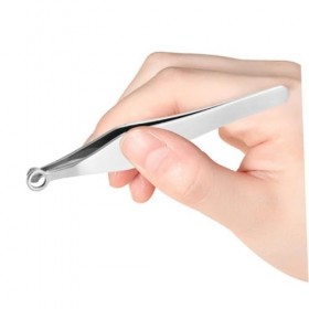 FOMIYES 2 Pcs Ciseaux À Poils De Nez Outils Pour Hommes Pinces À Cheveux En Métal Pour Femmes Barrettes À Cheveux Pour Cils À