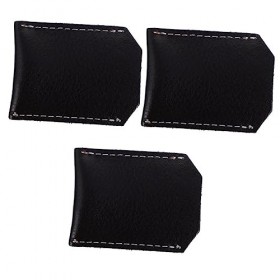 POPETPOP Coiffeur 3Pcs De Rasoir Barber Rasoir Manches Rasage Rasoir En Cuir Double Sécurité Rasoir Gaine Barber Rasoir Couve