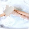 Beaupretty 2 Pièces Kit De Nettoyage De Gants De Sauna En Feutre Douche En Feutre Blanc Moufle Exfoliante Gant De Sauna De Ba