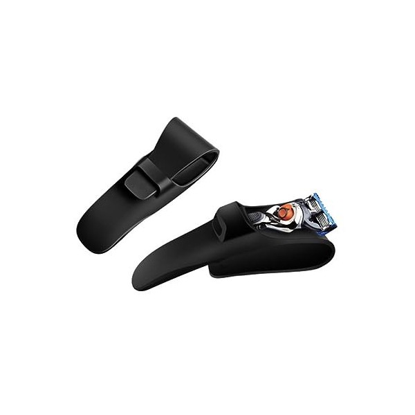 FOMIYES 3 Pcs Porte-Rasoir Kit De Rasage Pour Rasoir De Sécurité Pochette En Cuir Pour Rasoir De Rasoir Vintage De Voyage Pou