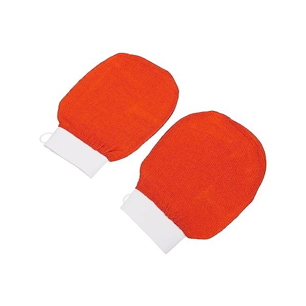 minkissy 4 Pièces Gants De Bain Éponges De Nettoyage Éponges De Luffa De Voyage Pour Le Corps Gants De Bain Gants De Massage 