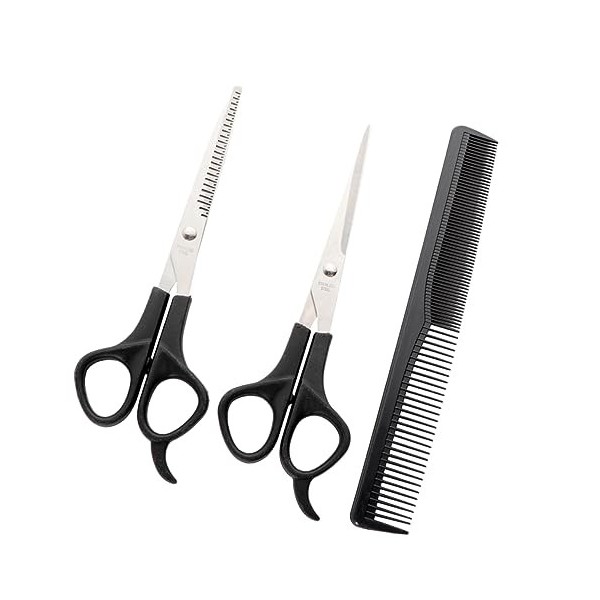 minkissy 3 Ensembles DOutils Pour Cheveux Coupe-Cravate Pour Ciseaux À Cheveux Outils De Coupe De Cheveux Ciseaux De Coiffur