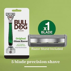Bulldog Skincare Original Rasoir à verre Vert