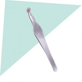 FRCOLOR 1 PC Tondeuse À Sourcils En Acier Inoxydable Nasale Pince À Poils Du Visage Pince À Épiler Outil De Coupe De Cheveux 