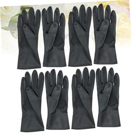 GLSTOY 4 Paires De Gants Élastiques Gants DExamen Gants De Bijoux Gants En Caoutchouc Gants De Salon Gants Industriels Gants