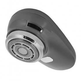 Tondeuse à Barbe électrique pour Hommes, Mini Tondeuse à Barbe Rechargeable Portable Noire avec Affichage LED