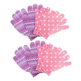 POPETPOP 12 Pièces Gants De Bain À Cinq Doigts Mitaines De Douche Gants Exfoliants De Bain Gants De Douche Exfoliants Épurate