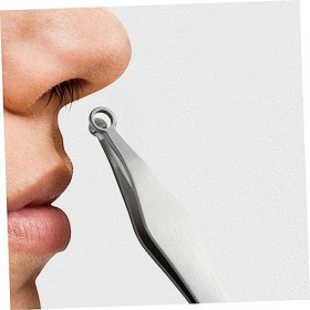 Beavorty 2 Pcs Ciseaux À Poils De Nez Tondeuse Pour Hommes Pinces À Cils Rondes Pour Extensions Pinces À Couper Les Poils Du 