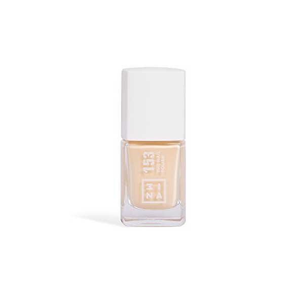 3INA MAKEUP - The Nail Polish 900 - Noir - Formule Longue Durée - Couleur Brillante et Lisse - Action de Séchage Rapide - Fac