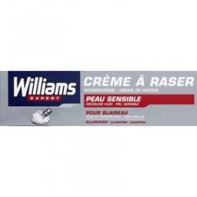 Williams Crème à raser pour blaireau peau sensible - Le tube de 100 ml