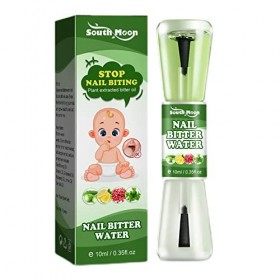 Hitburu Vernis Anti Ronge Ongle Enfant, Vernis Amer Enfant, Vernis Amer À Double Extrémité, Le Goût Amer Empêche De Se Ronger