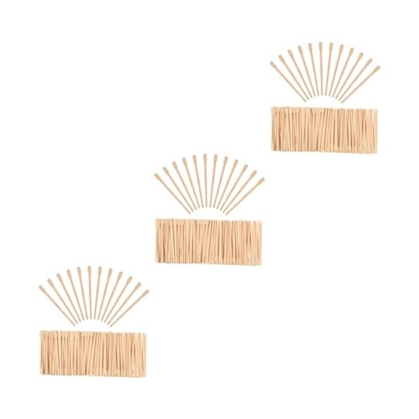FOMIYES 1000 Pièces Bâtons Applicateurs Cire Bâtons DArtisanat En Bois Bandes De Cire Bâtons Applicateurs De Cire En Bois De