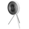 Shanrya Ventilateur de Camping Portable, Longue Durée de Vie de la Batterie, Ventilateur Portable Multifonctionnel Réglable à