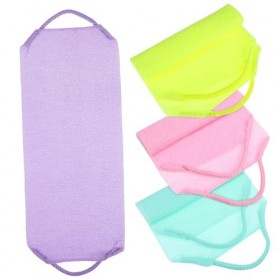 SOLUSTRE 4 Pièces Gant De Toilette Exfoliant Gommage Exfoliant Pour Le Corps Serviette De Douche Épurateur Exfoliant Serviett