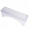 Boîte de rangement, boîte de rangement de peigne limite organisateur de peigne limite, tondeuse à cheveux en plastique pour l