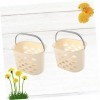 Cabilock Panier À Linge Pour Serviettes De Bain 2 Pièces Panier À Lingerie Conteneur Pour Vêtements De Bain Organisateur De R