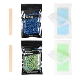 Healeved 1 Set Épilation Haricots De Cire Bandes De Cire Brésilienne Kit Kats En Vrac Kit De Cheveux Kits DÉpilation Brésili