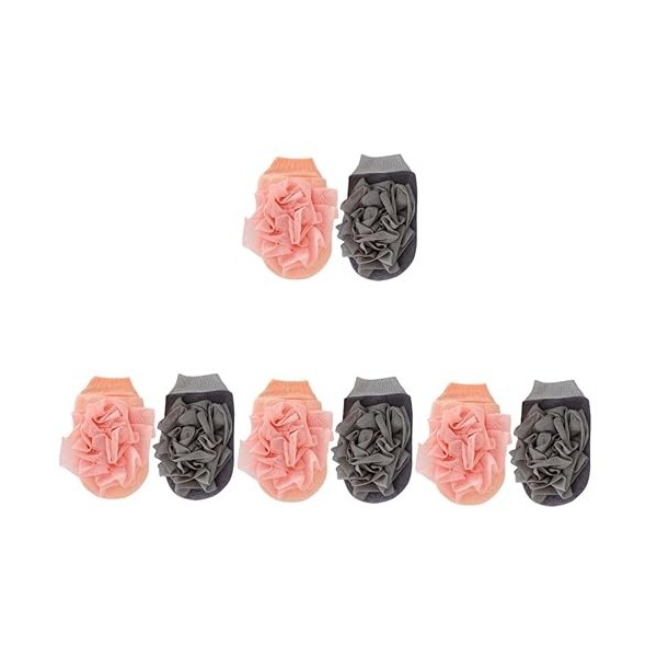 POPETPOP Douche 2 Pièces Gants De Bain Exfolier Les Peaux Mortes Dissolvant Pour Le Corps Bain Gants Exfoliants Gants Exfolia