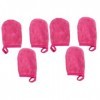 Beaupretty Lot De 6 Gants En Microfibre Pour Le Nettoyage Du Maquillage Tapis De Nettoyage Gommage Du Visage Gants Démaquilla