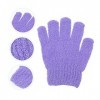 FRCOLOR 20 Pièces Gants De Bain À Cinq Doigts Gant De Gommage Pour Le Corps Gants Exfoliants Corps Luffa Épurateur De Bain Po