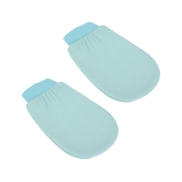 minkissy 4 Pièces Gants De Bain Serviettes De Bain Gants Gants De Gommage Pour Le Corps Serviettes De Corps En Luffa Naturel 