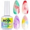 Blooming Vernis à ongles gel Soak Off transparent UV LED 15 ml pour nail art, graffiti, marbre, pierre naturelle, fleur aquar