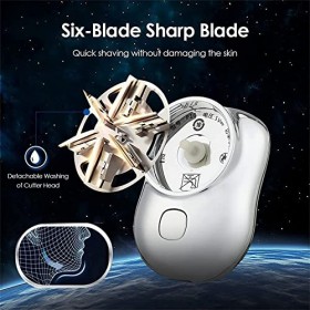 Cablelera Rasoir électrique Portable Mini Shave, Mini Rasoir électrique Portable pour Hommes, Rasoir électrique Pratique et R