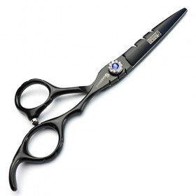 Ciseaux de coiffeur professionnels pour salon de coiffure Noir 15,2 cm